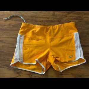 Nike orange workout spandex
